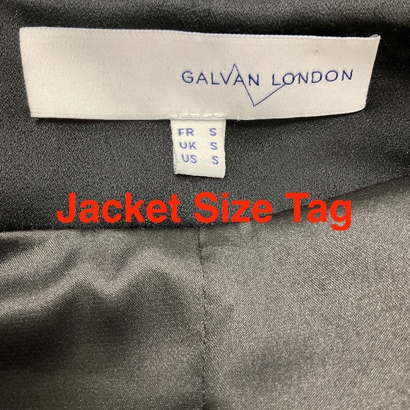 GALVAN LONDON BLACK SEQUINED JACKET AND PANTS SUIT SET - Picture 4 of 6